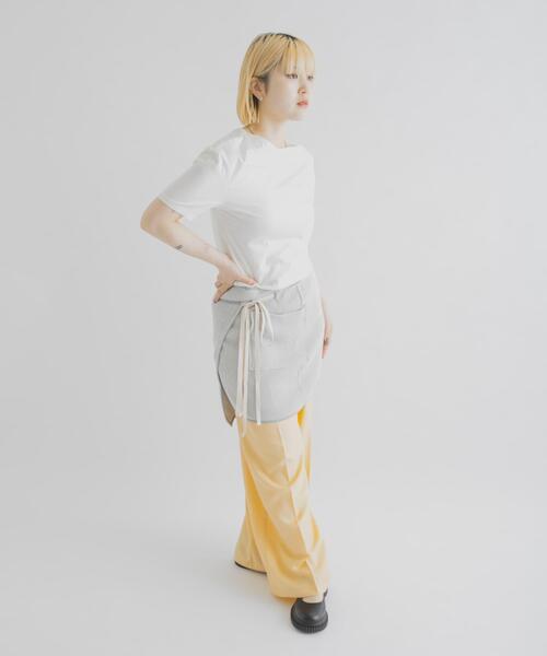 THE GOODLAND MARKET(ザグッドランドマーケット)の「cwtch UPCYCLE LIB SKIRT(スカート・レディース・グレー・FREE)」の7枚目の写真