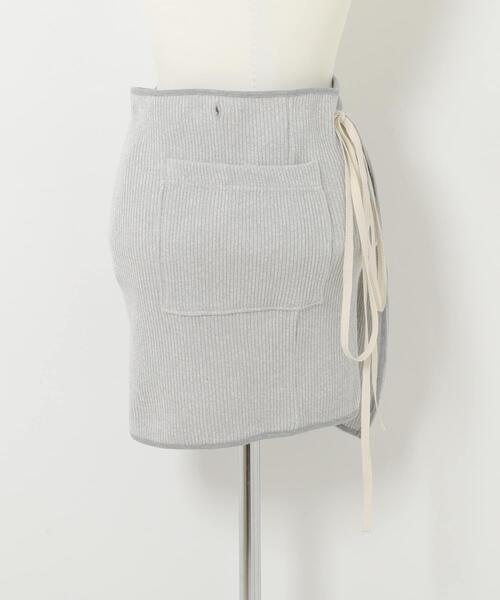 THE GOODLAND MARKET(ザグッドランドマーケット)の「cwtch UPCYCLE LIB SKIRT(スカート・レディース・グレー・FREE)」の11枚目の写真
