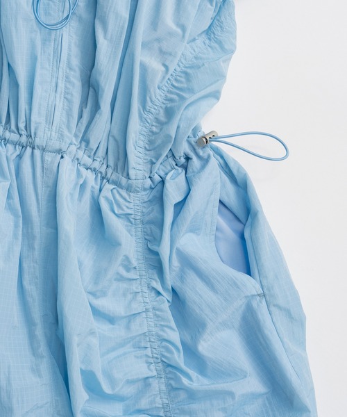 MAISON SPECIAL（メゾンスペシャル）の「Frill Bust 2WAY Romper/フリルバスト2WAYロンパース（つなぎ/オールインワン・レディース・ブラック/ブルー/ホワイト・36/38）」の18枚目の写真
