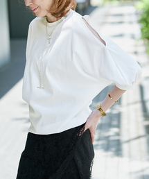 VERMEIL par iena | 《追加》ショールスリットカットソー(Tシャツ/カットソー)