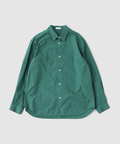 ATON(エイトン)の「ATON(エイトン) SHRINK COTTON LAWN OVERSIZED SHIRT(シャツ/ブラウス・メンズ・ライトブルー/グリーン/ベージュ・6/4)」の2枚目の写真