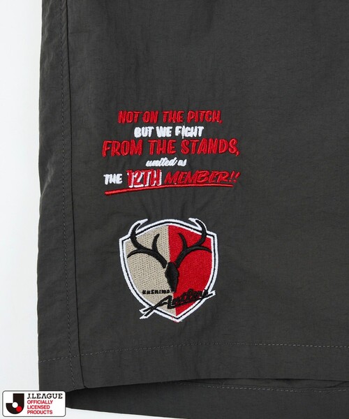 FREAK'S STORE(フリークスストア)の「J.LEAGUE×FREAK'S STORE 別注 SUPPORTERS NYLON SHORTS【鹿島アントラーズ】(その他パンツ・メンズ・チャコールグレー/ブラック・LARGE/MEDIUM/SMALL)」の8枚目の写真