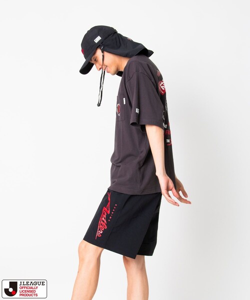 FREAK'S STORE(フリークスストア)の「J.LEAGUE×FREAK'S STORE 別注 SUPPORTERS NYLON SHORTS【鹿島アントラーズ】(その他パンツ・メンズ・チャコールグレー/ブラック・LARGE/MEDIUM/SMALL)」の6枚目の写真