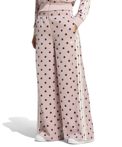 adidas(アディダス)の「adidas SATIN POLKA DOTS WIDE LEG PANT / アディダス サテン 水玉 ワイド レッグ パンツ(その他パンツ・レディース・ライラック・M/S/XL/L)」の2枚目の写真