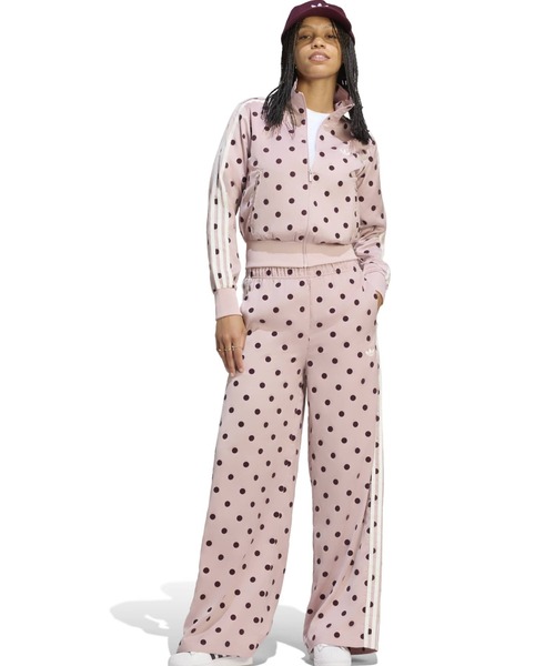 adidas(アディダス)の「adidas SATIN POLKA DOTS WIDE LEG PANT / アディダス サテン 水玉 ワイド レッグ パンツ(その他パンツ・レディース・ライラック・M/S/XL/L)」の9枚目の写真