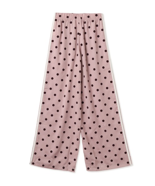 adidas(アディダス)の「adidas SATIN POLKA DOTS WIDE LEG PANT / アディダス サテン 水玉 ワイド レッグ パンツ(その他パンツ・レディース・ライラック・M/S/XL/L)」の7枚目の写真