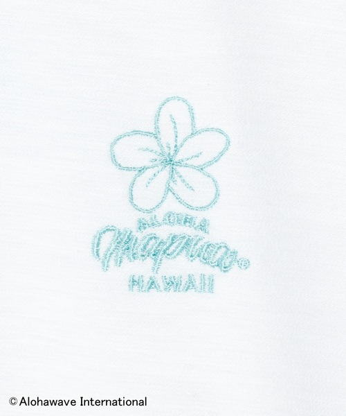 Kahiko(カヒコ)の「【Kahiko】ALOHA MAPUA クーオコアTシャツ(Tシャツ/カットソー・レディース・ホワイト/アイボリー/ベージュ/ネイビー・FREE)」の6枚目の写真