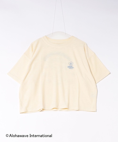 Kahiko(カヒコ)の「【Kahiko】ALOHA MAPUA クーオコアTシャツ(Tシャツ/カットソー・レディース・ホワイト/アイボリー/ベージュ/ネイビー・FREE)」の11枚目の写真