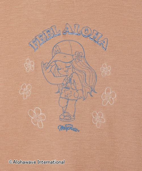 Kahiko(カヒコ)の「【Kahiko】ALOHA MAPUA クーオコアTシャツ(Tシャツ/カットソー・レディース・ホワイト/アイボリー/ベージュ/ネイビー・FREE)」の15枚目の写真