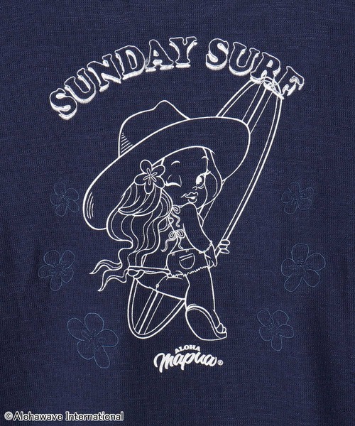 Kahiko(カヒコ)の「【Kahiko】ALOHA MAPUA クーオコアTシャツ(Tシャツ/カットソー・レディース・ホワイト/アイボリー/ベージュ/ネイビー・FREE)」の18枚目の写真