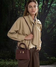 CHARLES & KEITH｜チャールズ＆キースのトートバッグ（ブラウン/茶色系
