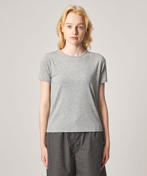 Steven Alan(スティーブンアラン)の「<Steven Alan>ラメジャージー シェルタック プルオーバー(Tシャツ/カットソー・レディース・ベージュ/ネイビー/グレー系・FREE)」の8枚目の写真
