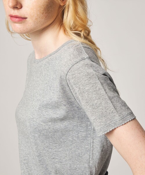 Steven Alan(スティーブンアラン)の「<Steven Alan>ラメジャージー シェルタック プルオーバー(Tシャツ/カットソー・レディース・ベージュ/ネイビー/グレー系・FREE)」の12枚目の写真