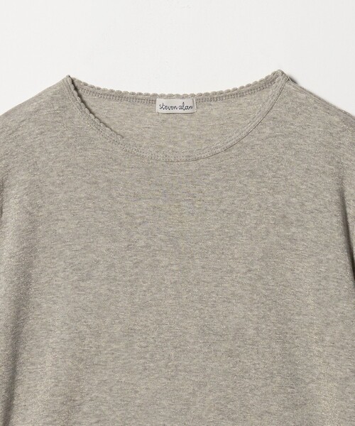 Steven Alan(スティーブンアラン)の「<Steven Alan>ラメジャージー シェルタック プルオーバー(Tシャツ/カットソー・レディース・ベージュ/ネイビー/グレー系・FREE)」の22枚目の写真