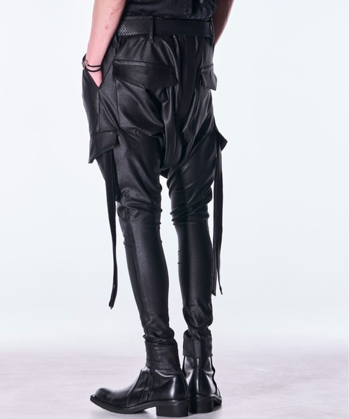 kiryuyrik（キリュウキリュウ）の「kiryuyrik/キリュウキリュウ/Emboss Silley Jersey Saruel Bondage Pants（その他パンツ・メンズ・ブラック・SMALL/MEDIUM/LARGE）」の5枚目の写真