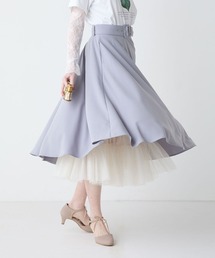 F i.n.t（フィント）の「【サイズ展開/接触冷感】パニエサーキュラースカート/fint フィント（スカート）」