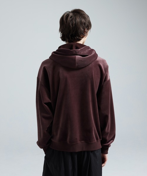 Y-3（ワイスリー）の「Y-3 VELVET CORDUROY ZIP HOODIE（パーカー・メンズ・バーガンディー・MEDIUM/SMALL/X-LARGE/LARGE/X-SMALL/XX-SMALL）」の4枚目の写真