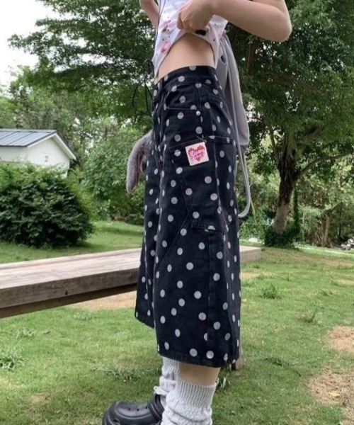 LAMPOON(ランプーン)の「ドットハーフパンツ(その他パンツ・レディース・ブラック・SMALL/MEDIUM/LARGE)」の10枚目の写真