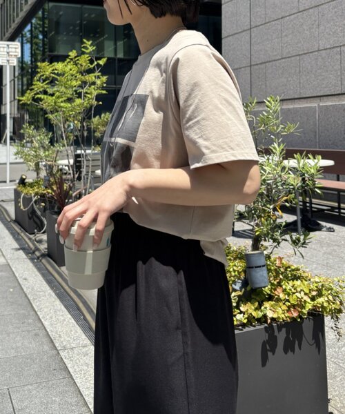 Jena espace merveilleux(ジェナ エスパスメルヴェイユ)の「マルチプリントT(Tシャツ/カットソー・レディース・ベージュ/オフホワイト/ライトグレー・FREE)」の21枚目の写真
