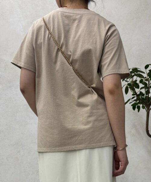 Jena espace merveilleux(ジェナ エスパスメルヴェイユ)の「マルチプリントT(Tシャツ/カットソー・レディース・ベージュ/オフホワイト/ライトグレー・FREE)」の9枚目の写真