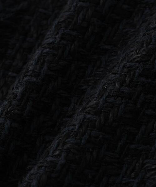 YLEVE(イレーヴ)の「YLEVE / COTTON LINEN TWEED NO SLEEVE JACKET(テーラードジャケット・レディース・ネイビー・0/1)」の5枚目の写真