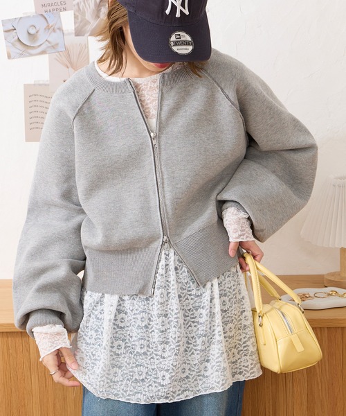 MONO-MART(モノマート)の「着映えレイヤード|総レース アソート ペプラムプルオーバー(Tシャツ/カットソー・レディース・ホワイト系/ブラック/オフホワイト/ピンク系/ライトブルー/ブラック系/ホワイト系2・FREE)」の16枚目の写真