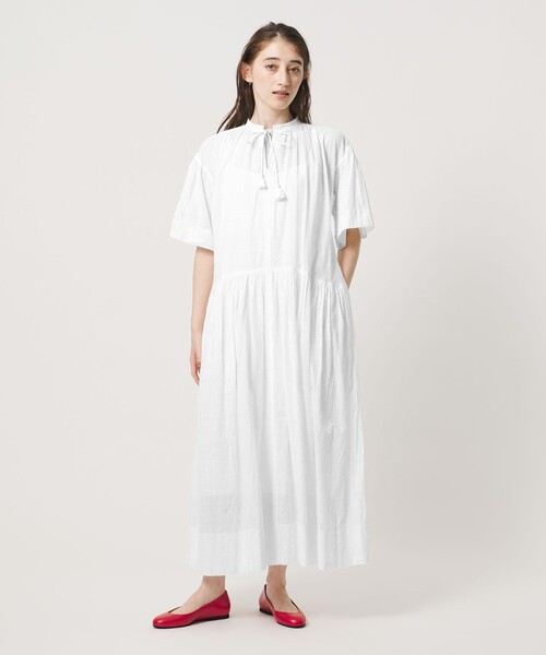 UNITED ARROWS(ユナイテッドアローズ)の「インディア ボイル チェック ワンピース(ワンピース・レディース・その他1・38/36)」の3枚目の写真