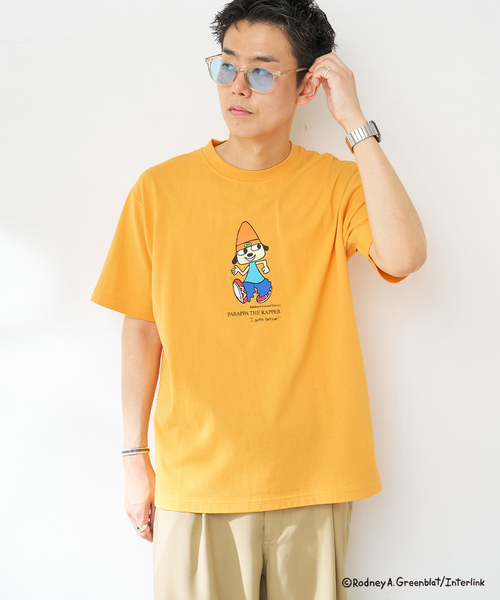 B.C STOCK(ベーセーストック)の「パラッパラッパー 別注 Tシャツ(Tシャツ/カットソー・メンズ・ホワイト系その他/ホワイト/ライトグレー/モスグリーン/オレンジ/ピンク・MEDIUM/LARGE)」の16枚目の写真