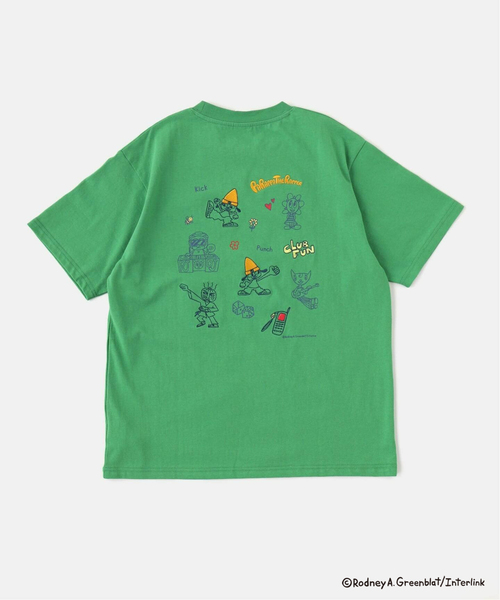 B.C STOCK(ベーセーストック)の「パラッパラッパー 別注 Tシャツ(Tシャツ/カットソー・メンズ・ホワイト系その他/ホワイト/ライトグレー/モスグリーン/オレンジ/ピンク・MEDIUM/LARGE)」の13枚目の写真