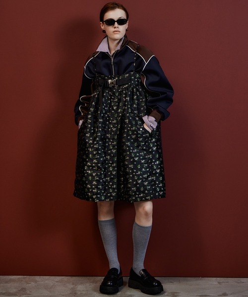 MAISON SPECIAL(メゾンスペシャル)の「【2026Autumn PRE-ORDER】2WAY MA-1-Like Military Mini Dress/2WAYMA-1ライクミリタリーミニワンピース(ワンピース・レディース・カーキ/ブラック/マルチ・36/38)」の7枚目の写真