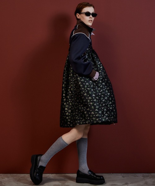 MAISON SPECIAL(メゾンスペシャル)の「【2026Autumn PRE-ORDER】2WAY MA-1-Like Military Mini Dress/2WAYMA-1ライクミリタリーミニワンピース(ワンピース・レディース・カーキ/ブラック/マルチ・36/38)」の8枚目の写真