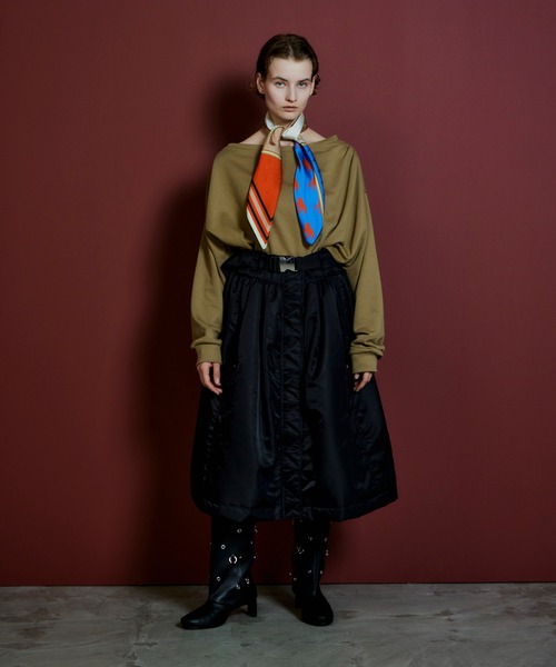 MAISON SPECIAL(メゾンスペシャル)の「【2026Autumn PRE-ORDER】2WAY MA-1-Like Military Mini Dress/2WAYMA-1ライクミリタリーミニワンピース(ワンピース・レディース・カーキ/ブラック/マルチ・36/38)」の14枚目の写真