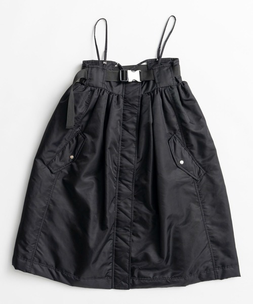 MAISON SPECIAL(メゾンスペシャル)の「【2026Autumn PRE-ORDER】2WAY MA-1-Like Military Mini Dress/2WAYMA-1ライクミリタリーミニワンピース(ワンピース・レディース・カーキ/ブラック/マルチ・36/38)」の18枚目の写真