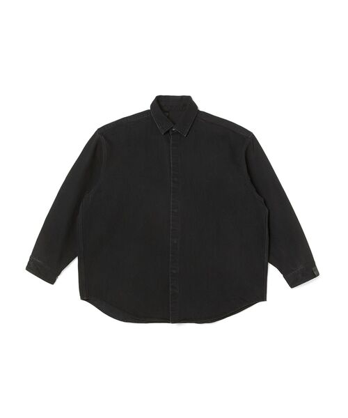 N.HOOLYWOOD COMPILE(N.ハリウッド コンパイル)の「DENIM SHIRT(シャツ/ブラウス・メンズ・ブラック・40/38/36)」の1枚目の写真