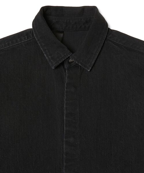 N.HOOLYWOOD COMPILE(N.ハリウッド コンパイル)の「DENIM SHIRT(シャツ/ブラウス・メンズ・ブラック・40/38/36)」の2枚目の写真