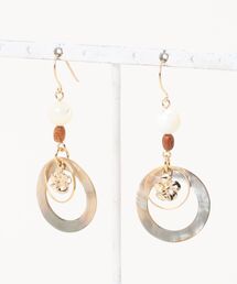 【Kahiko】シェルサークルピアス