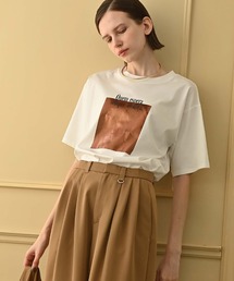 RAW FUDGE | ボックス箔プリントロゴTシャツ(Tシャツ/カットソー)