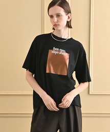 RAW FUDGE | ボックス箔プリントロゴTシャツ(Tシャツ/カットソー)