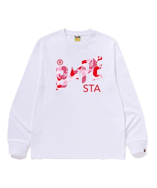 ABC CAMO BAPE STA LS TEE（Tシャツ/カットソー）｜A BATHING APE（ア