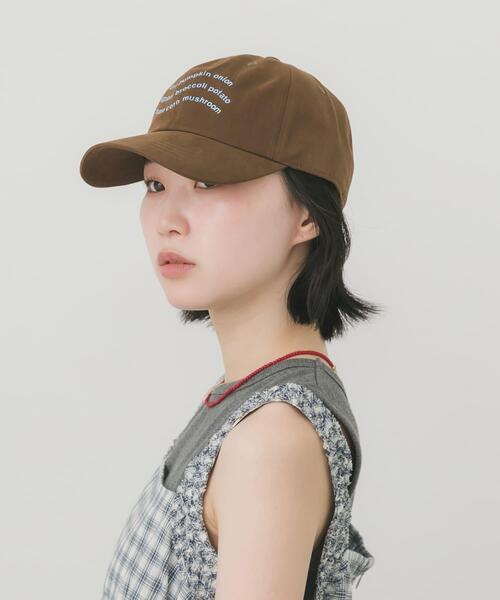 SMELLY(スメリー)の「ウェーブレタリングキャップ(キャップ・レディース・バーガンディー/ピンク/ブラウン/チャコールグレー・-)」の20枚目の写真