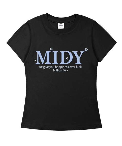 MILLION DAY(ミリオンデイ)の「MIDY GL スリムフィット 半袖Tシャツ(Tシャツ/カットソー・レディース・ピンク/ホワイト/ブラック・SMALL/MEDIUM/LARGE)」の4枚目の写真