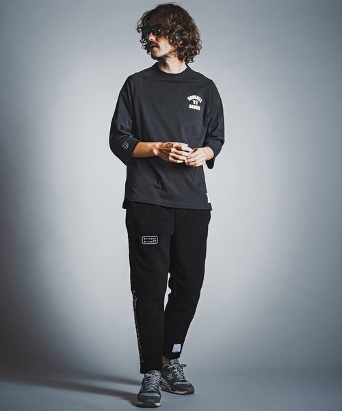 seventy seven(セブンティセブン)の「mp15265- boa jogger pants ボアジョガーパンツ(7726W040)(その他パンツ・メンズ・ブラック×ホワイト/ブラック×ブラック/グレー系その他・S/M/L/XL)」の9枚目の写真