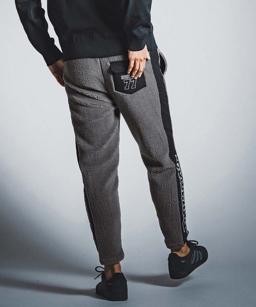 seventy seven(セブンティセブン)の「mp15265- boa jogger pants ボアジョガーパンツ(7726W040)(その他パンツ・メンズ・ブラック×ホワイト/ブラック×ブラック/グレー系その他・S/M/L/XL)」の20枚目の写真