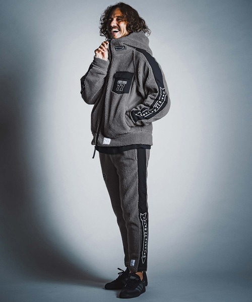 seventy seven(セブンティセブン)の「mp15265- boa jogger pants ボアジョガーパンツ(7726W040)(その他パンツ・メンズ・ブラック×ホワイト/ブラック×ブラック/グレー系その他・S/M/L/XL)」の21枚目の写真