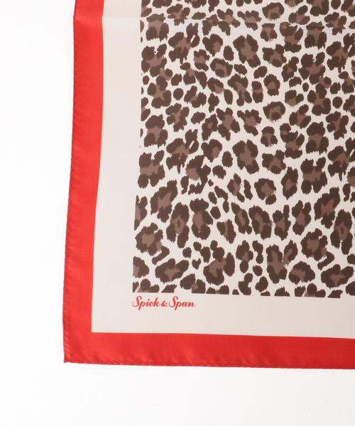 Spick & Span(スピックアンドスパン)の「《別注 / 》Spick & Span LEOPARD PRINT SCARF(バンダナ/スカーフ・レディース・その他6・FREE)」の6枚目の写真