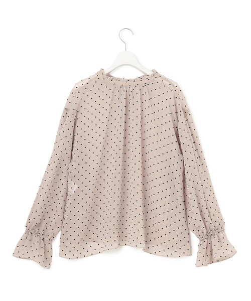 23区(ニジュウサンク)の「フロッキードット ブラウス(シャツ/ブラウス・レディース・ブラック系/ダークブラウン系/ベージュ系・38)」の14枚目の写真