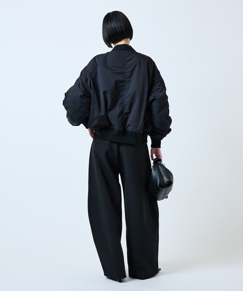 Lui's(ルイス)の「MA-1 ジャケット(MA-1・レディース・グレー/ブラック・FREE)」の21枚目の写真