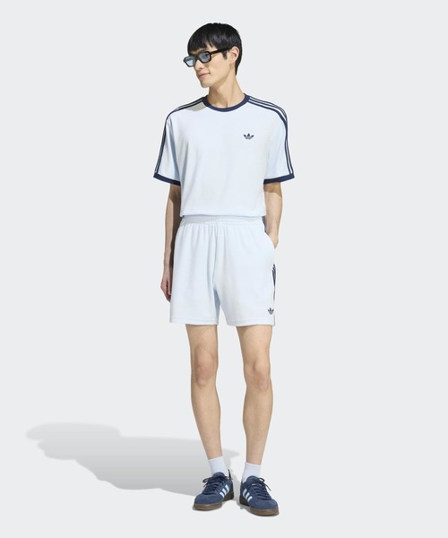 adidas(アディダス)の「テリー カリ 半袖Tシャツ / アディダスオリジナルス adidas Originals(Tシャツ/カットソー・メンズ・ブルー系その他・X-SMALL/X-LARGE/SMALL/MEDIUM/XX-LARGE/XX-SMALL/LARGE/3XL)」の7枚目の写真