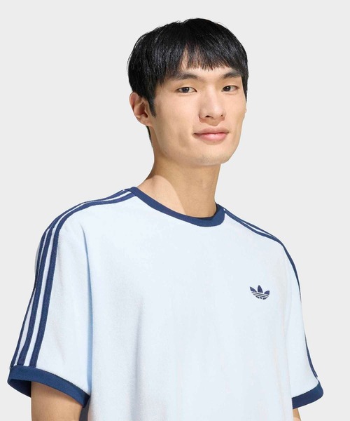 adidas(アディダス)の「テリー カリ 半袖Tシャツ / アディダスオリジナルス adidas Originals(Tシャツ/カットソー・メンズ・ブルー系その他・X-SMALL/X-LARGE/SMALL/MEDIUM/XX-LARGE/XX-SMALL/LARGE/3XL)」の5枚目の写真