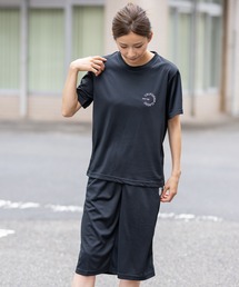【K-SWISS/ケースイス】ハニカムサークルプリントTシャツ